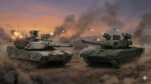 AbramsX and T-14 Armata 