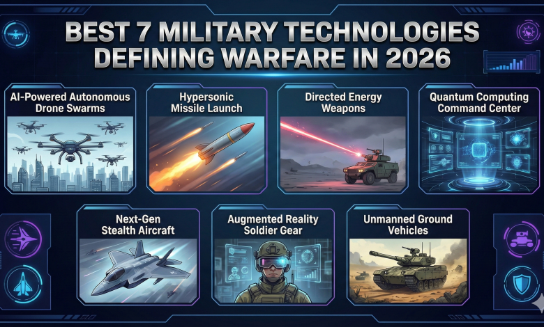 Best 7 Military Technologies Defining Warfare in 2026