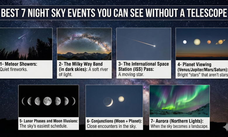 Best 7 Night Sky Events You Can See Without a Telescope