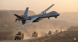 MQ-9 Reaper drone in flight