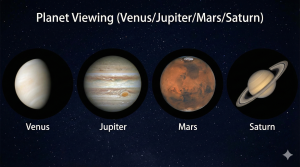 Planet Viewing (VenusJupiterMarsSaturn)