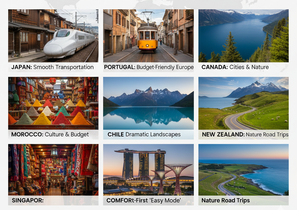 best 7 Great Countries for First Time Travelers 2026