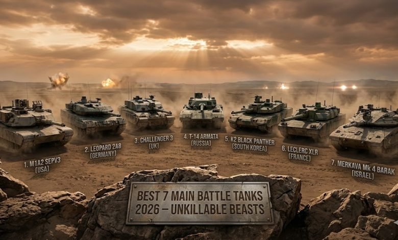 Best 7 Advanced Main Battle Tanks for Ground Dominance