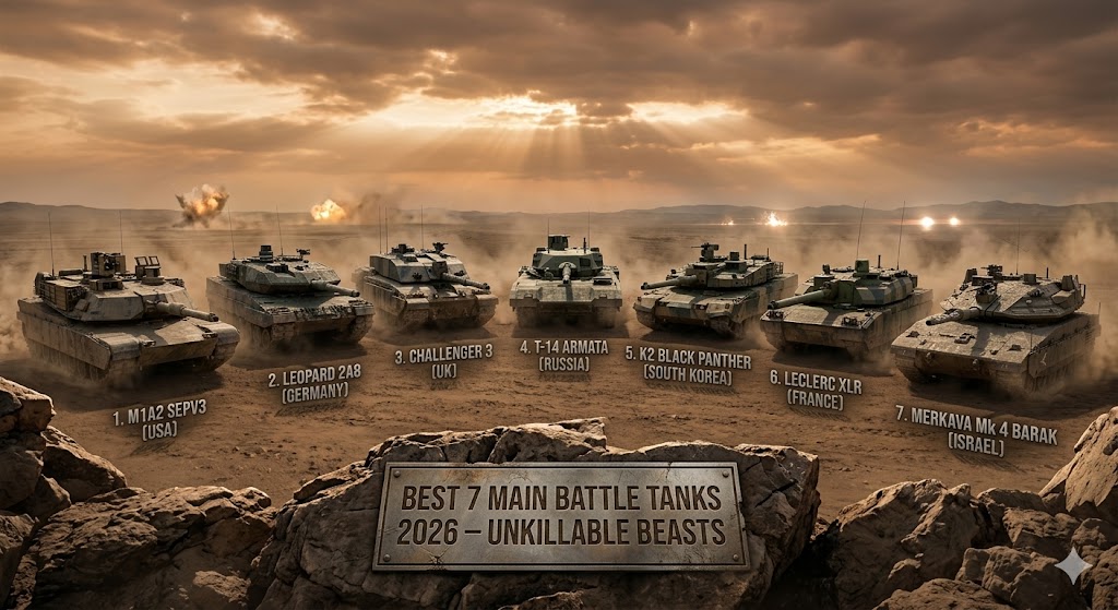 Best 7 Advanced Main Battle Tanks for Ground Dominance
