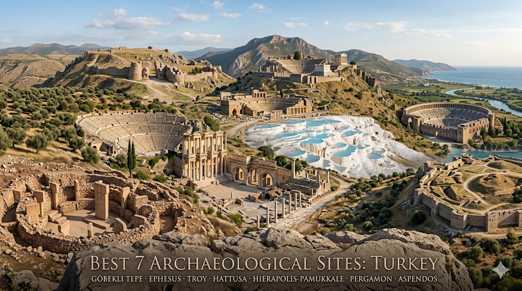 Best 7 Archaeological Sites in Turkey 